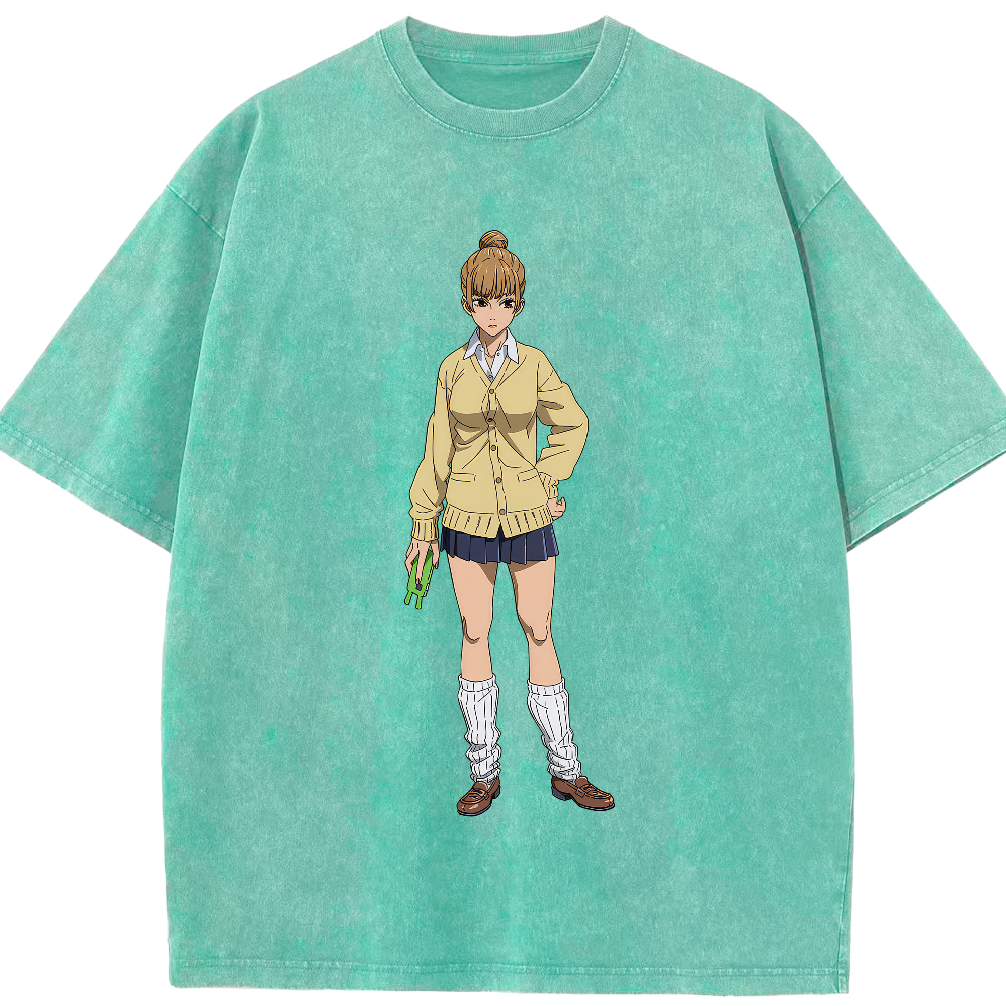 （画像用） 呪術廻戦 Jujutsu Kaisen 綿100% ヴィンテージ風 半袖Tシャツ（フロントプリント）